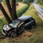 Катастрофа на автомобил в дърво