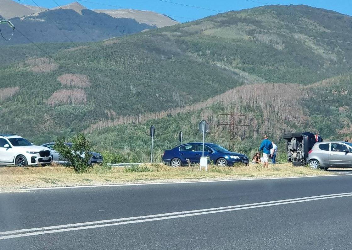 Зрелищна катастрофа е станала на изхода на прохода Шипка За