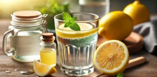 Вода с лимон, лимонов сок