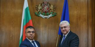 Министър Атанас Илков и посланика на Турция у нас Н.Пр. Мехмет Саит Уянък