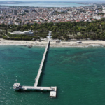 Морската градина и Моста в Бургас