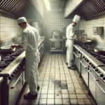 Мръсна кухня в ресторант