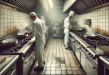 Мръсна кухня в ресторант