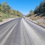 Полагане на асфалт на пътя Босна-Визица (4)