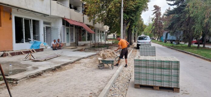 Ремонт на тротоари