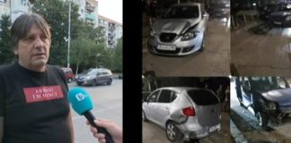 Шофьор на амфетамин помете няколко коли в София