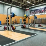 Щанги, спортна зала