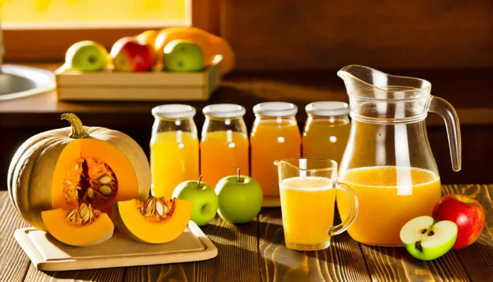 Сок от тиква и ябълки Сок от тиква и ябълки