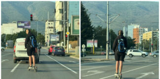 Тротинетка в София