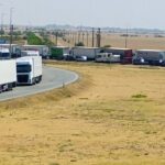 Опашка от тирове на ГКПП "Видин-Калафат"