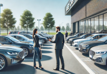 Автокъща с автомобили