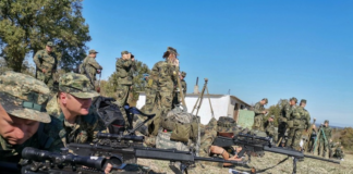 Български и италиански сухопътни войски полигон Корен