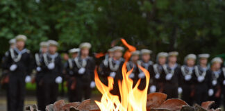 Отбелязване на 140 години Осми пехотен приморски полк