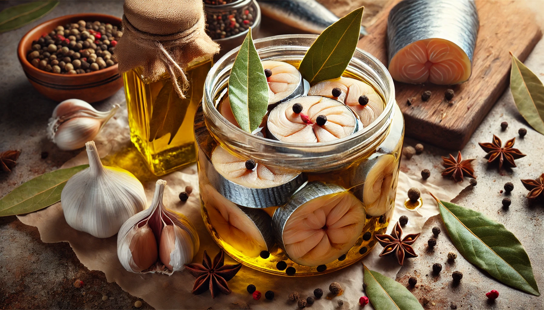 Маринованият известен като Лакерда е класическо мезе което е