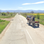 Път на село Костиево