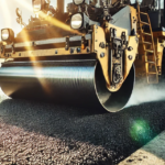 полагане на асфалт, ремонт