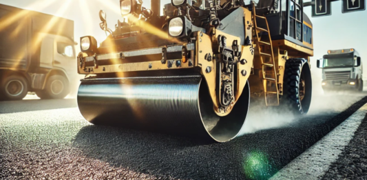 полагане на асфалт, ремонт