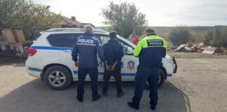 Полиция, задържан