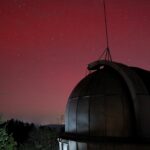 Полярно сияние над България