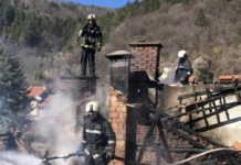 Пожар заради комини