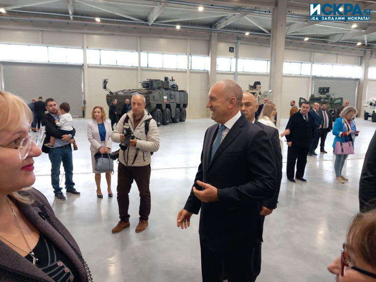 The opening of the newest International Armored Group plant here