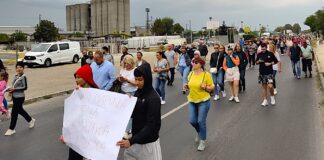 Протест в село Труд
