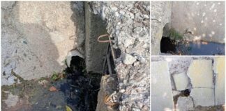 Фекални води в река