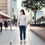 Сляпа жена с бял бастун, 13 ноември