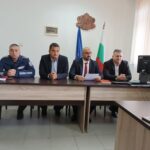 Перник. Старши инспектор Веселин Кюкчиев, главен инспектор Йордан Данов, старши комисар Милчо Милчов и комисар Петър Делин