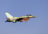 Тестови полет на първия български изтребител F-16 Block 70
