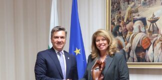 Губернаторът на аржентинската провинция Чако Леандро Сдеро и вицепрезидентът Илияна Йотова