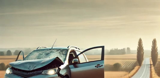 Крава на пътя