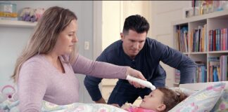 Антибиотика, Болно дете с пневмонията, вирус, грип