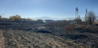 Въздухът след пожарът в Катуница