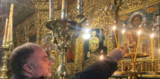 Найден Тодоров в Рилския манастир