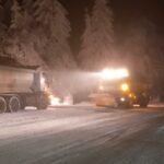 Снегорини, сняг, път