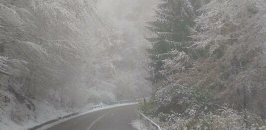 Сняг, път, време