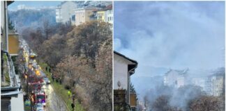 Пожар в София