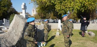 Британска възпоменателна церемония в гарнизон Пловдив