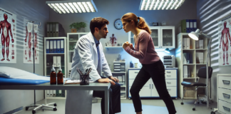 Агресия между млада жена и лекар