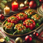 Чушки, пълнени с боб за Бъдни вечер