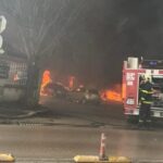 Пожар в автосервиз във Варна