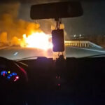 Горяща кола