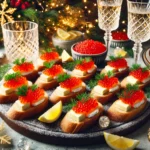 Хапки с червен хайвер