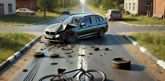 Катастрофа между кола и колело в Севлиевско