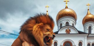 Лъвът не харесва прасета! Асоциация между българския народ, който е изобразен като лъв и Делян Пеевски в ролята на прасе.