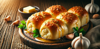 Чеснови хлебчета с масло