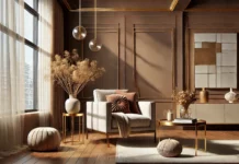 Цвят Mocha Mousse в интериора