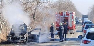 Изгорял автомобил