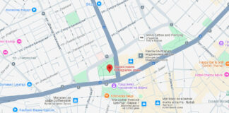 Карта на центъра във Варна